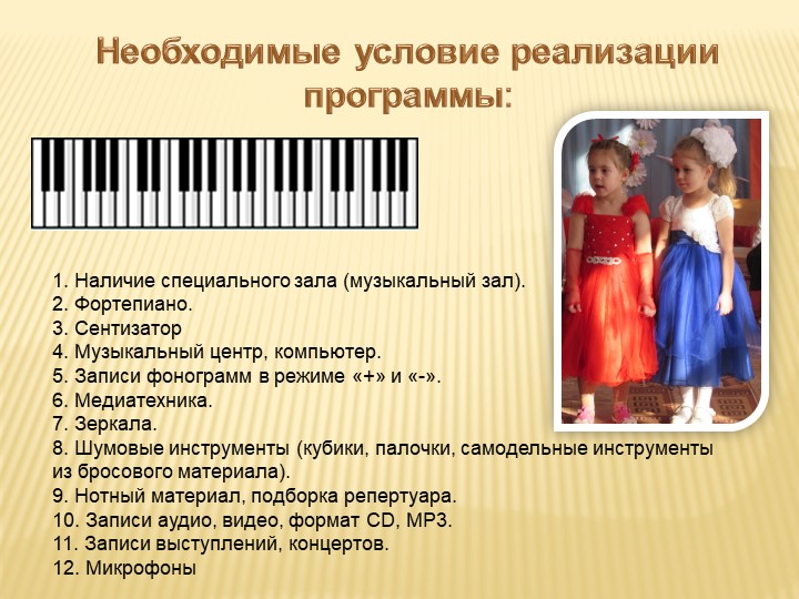 Презентация Программы Вокальная студия "Карамельки"