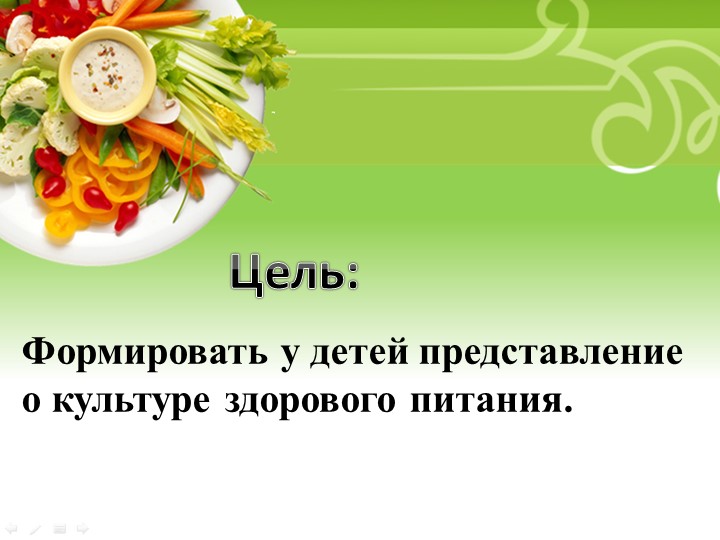 Презентация проекта "Правильное питание"