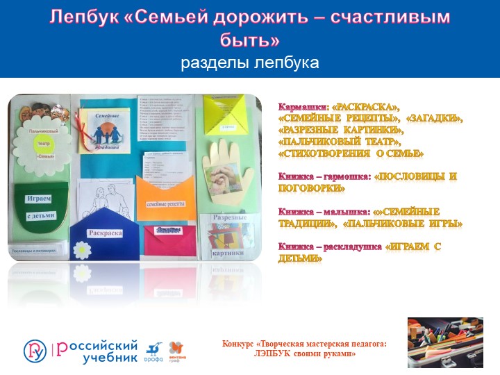 Презентация лепбук "Семьей дорожить - счастливым быть"