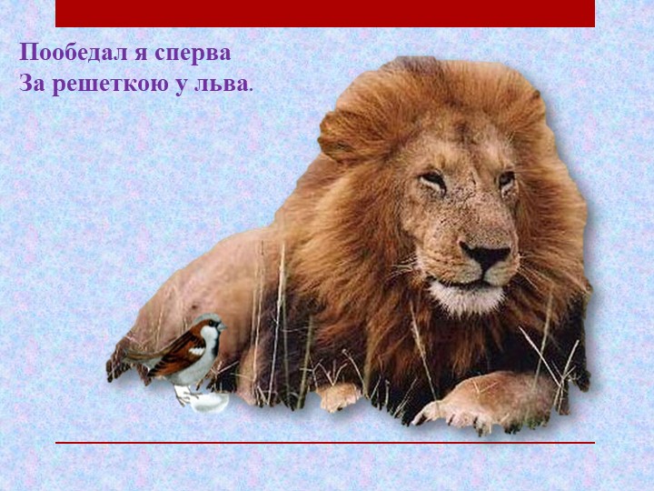 Презентация по чтению художественной литературы на тему "Где обедал воробей" С.Я. Маршак