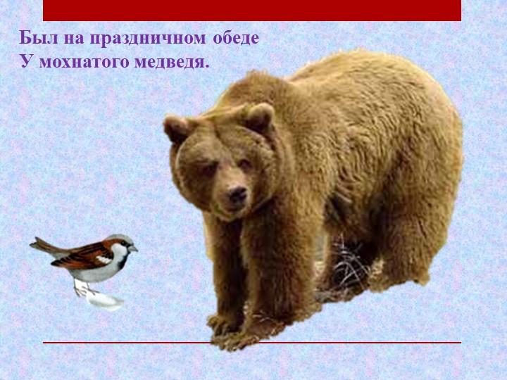 Презентация по чтению художественной литературы на тему "Где обедал воробей" С.Я. Маршак