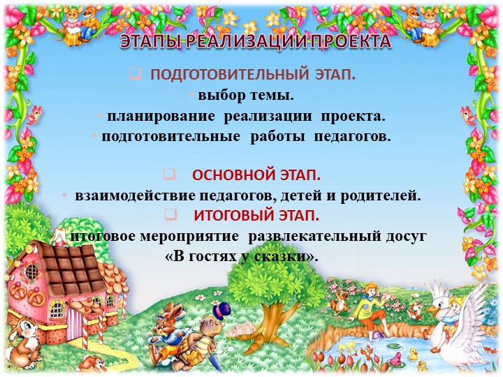 Презентация к проекту "Эти прелестные сказки"