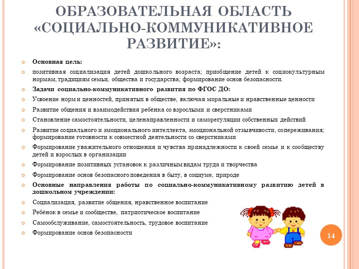 Презентация "Общеобразовательная Программа Дошкольного образования"