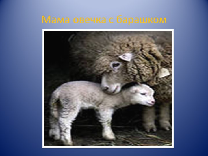 Презентация для детей ясельного возраста