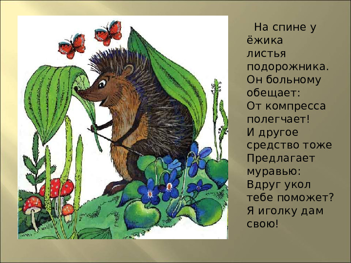 Презентация : "Сказки про лекарственные растения"