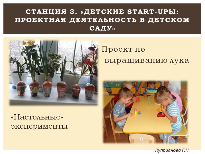 Выступление по теме "Проектная деятельность"