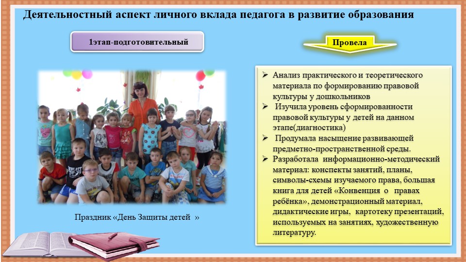 Презентация: "« Правовая культура старших дошкольников как фактор развития личности»