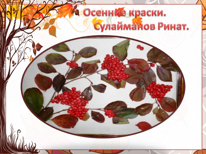 Выставка поделок из природного материала "Что нам осень подарила"
