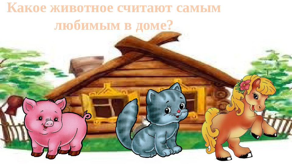 Презентация "Домашние животные" игра-викторина для младших детей