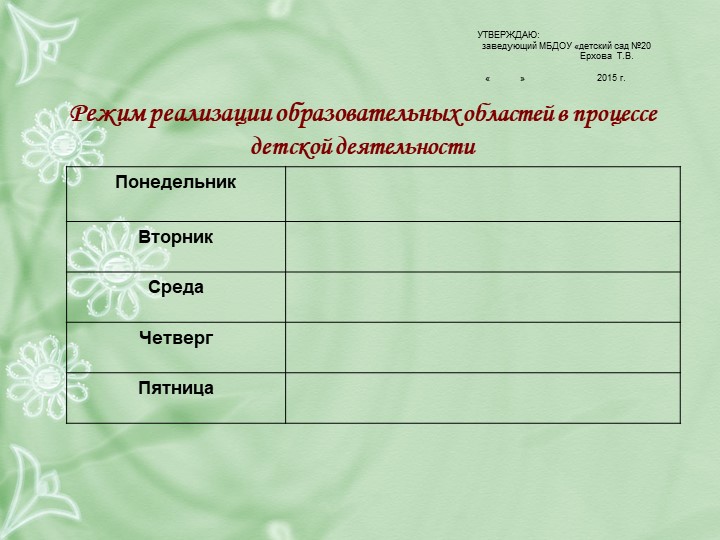 РАБОЧАЯ ПРОГРАММА воспитателя подготовительной группы