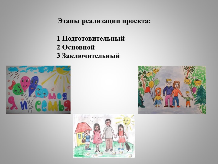Презентация по взаимодействию педагогов с семьями воспитанников "Моя семья"