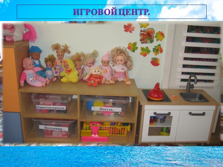 Развивающая предметно-пространственная среда в средней группе.