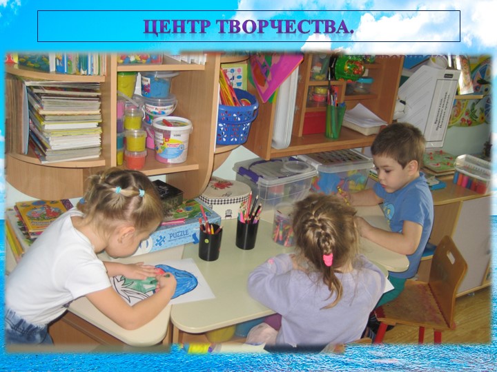 Развивающая предметно-пространственная среда в средней группе.