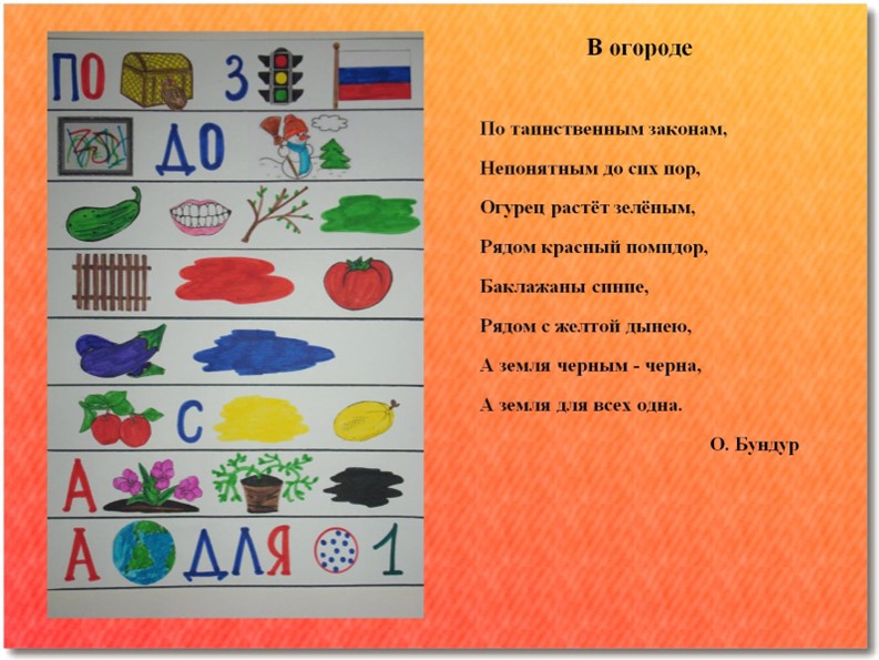 Мнемотехника, как способ заучивания стихотворения.