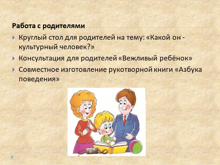 Презентация проектной деятельности по нравственно-этическому воспитанию "Школа изящных манер"