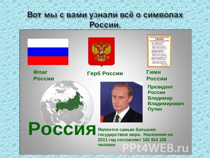 Презентация "Россия - родина моя"