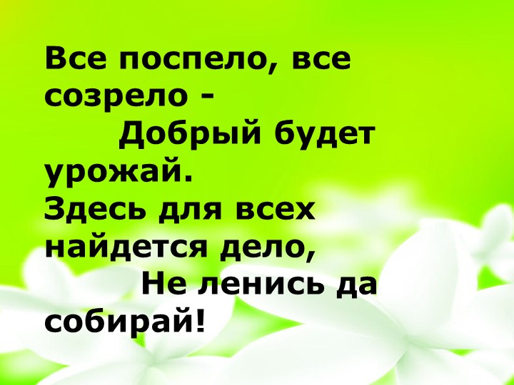 Презентация "Маленькие огородники". Трудовое воспитание.