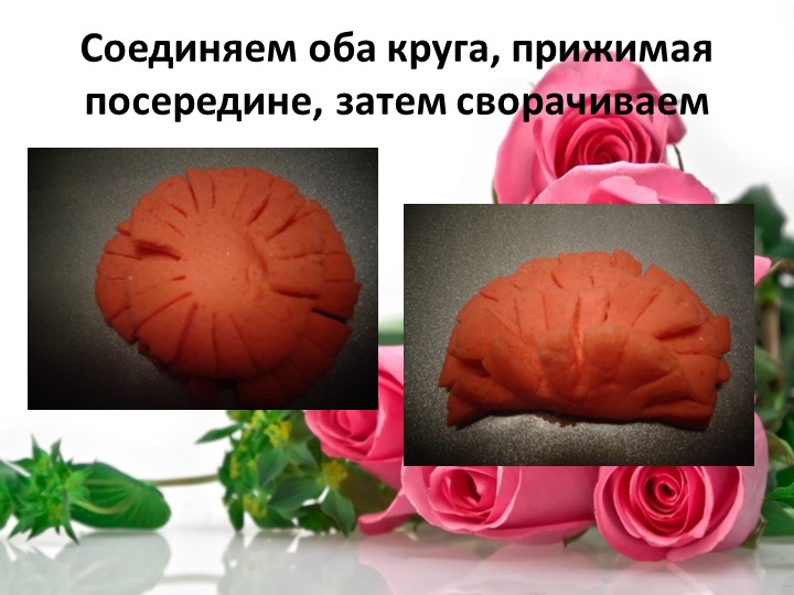 Презентация по тестопластике "Технология изготовления объемного цветка-роза и гвоздика"