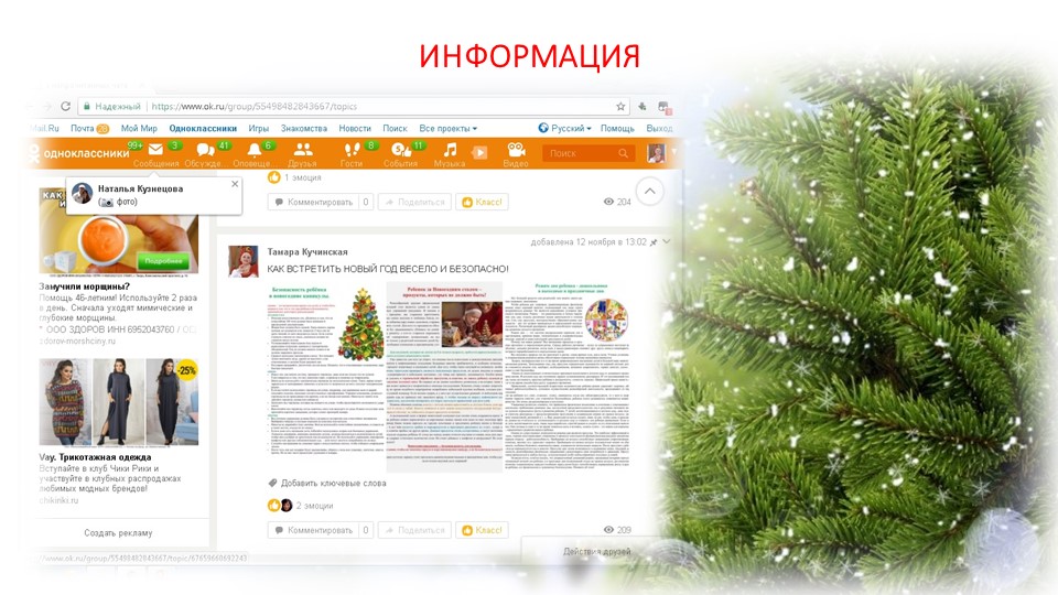 ПРЕЗЕНТАЦИЯ РОДИТЕЛЬСКОГО СОБРАНИЯ "НОВОГОДНИЙ ПЕРЕПОЛОХ"