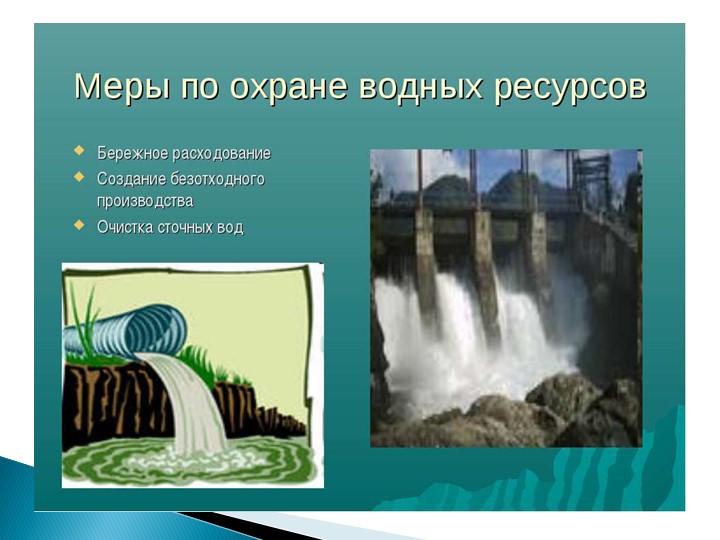 Водные ресурсы земли ( по программе мы живем на Урале)