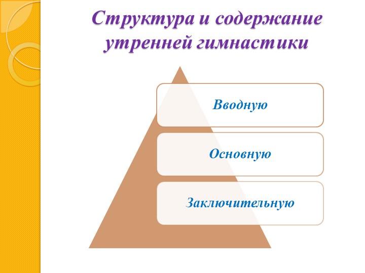 Презентация по МДК 01.03. Методика проведения утренней гимнастики