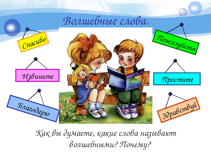 Презентация "Вежливость" для старшей группы