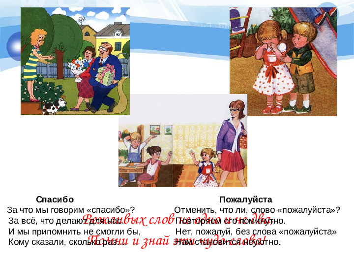 Презентация "Вежливость" для старшей группы