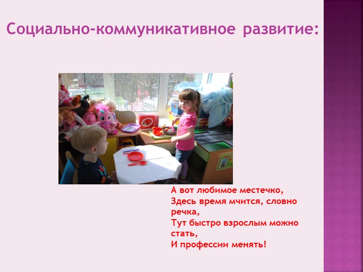 Презентация "Предметно-пространственная среда" в средней группе по ФГОС