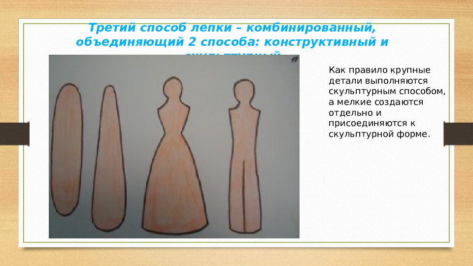 Презентация для воспитателей "Лепим человека в ДОУ"