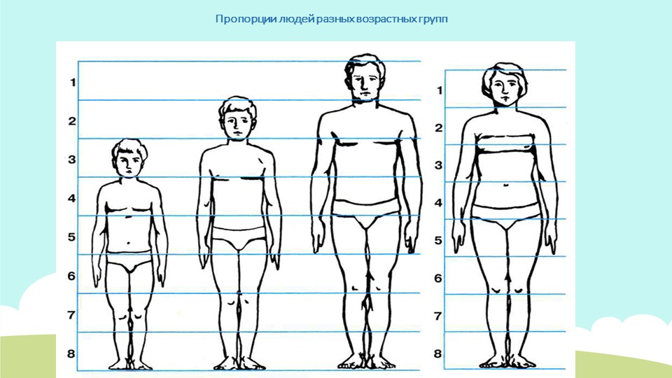 Презентация для воспитетелей доу "Рисуем человека"