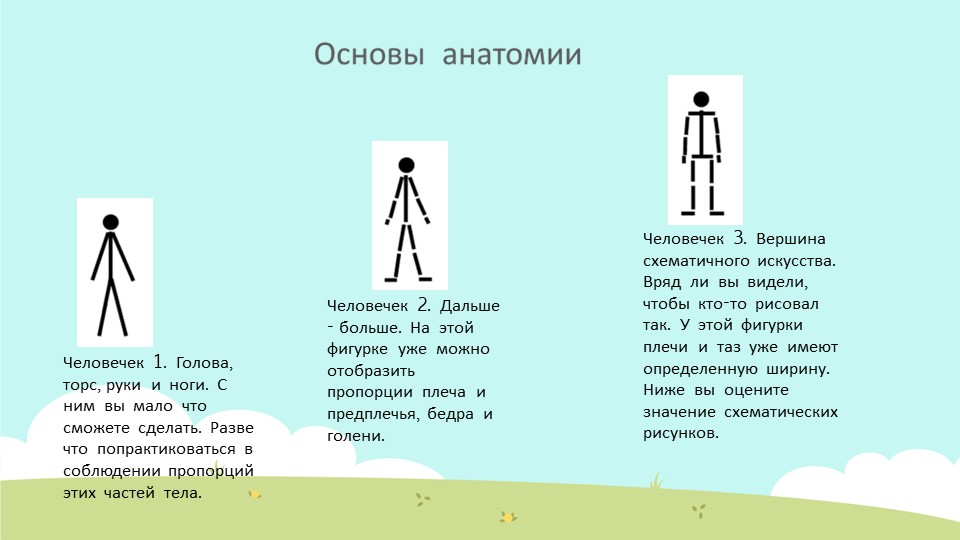 Презентация для воспитетелей доу "Рисуем человека"