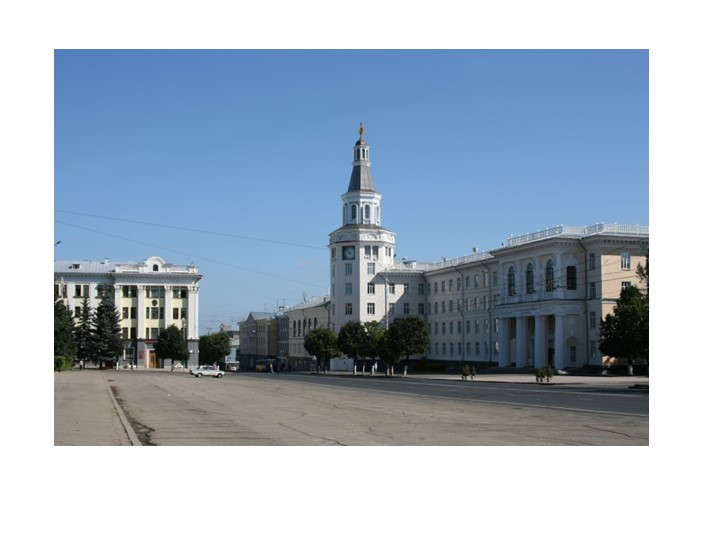 Презентация к занятию по теме " Красивое здание нашего города"