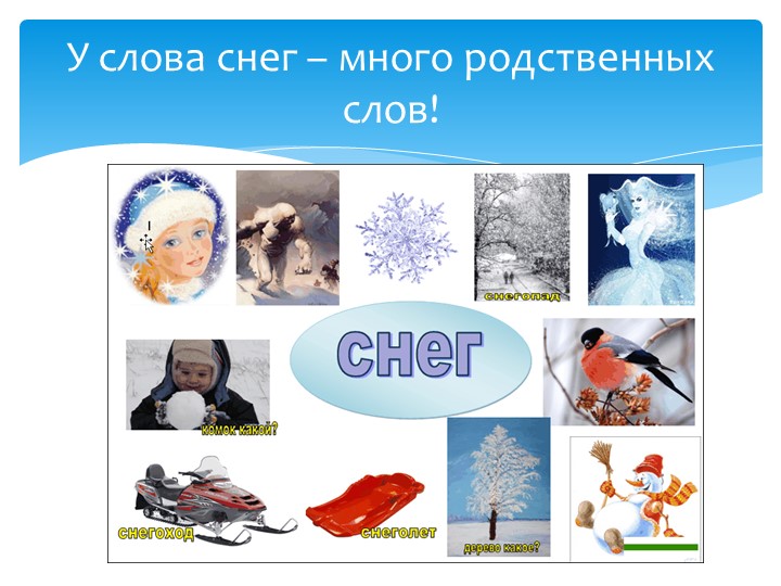 Логопедическое занятие для детей 5-6 лет "Зима"