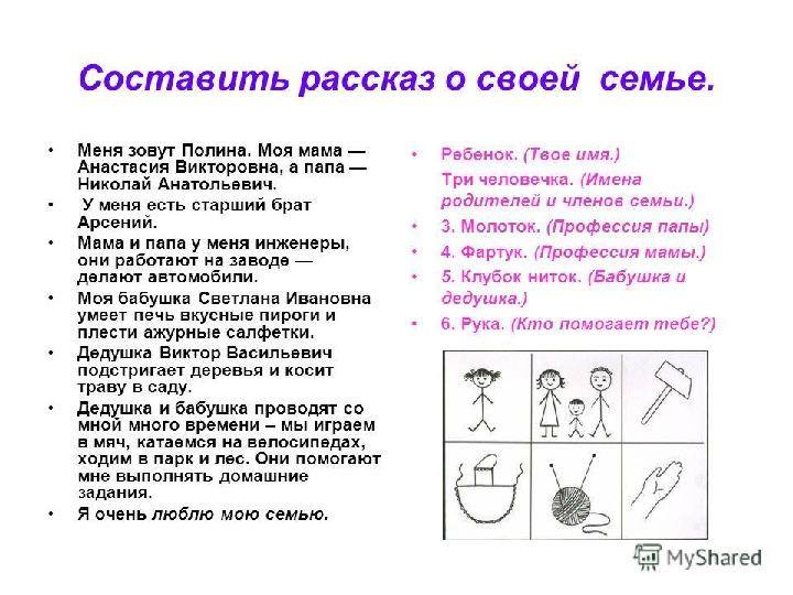 Презентация "Проект в подготовительной группе "Моя родословная"