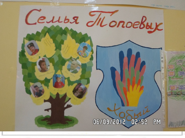Презентация "Проект в подготовительной группе "Моя родословная"