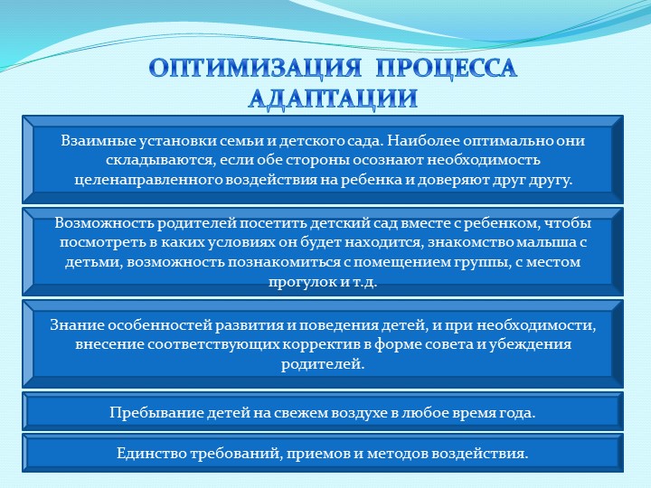 Адаптация детей раннего возраста к ДОУ
