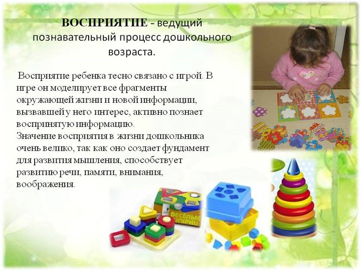 Доклад на тему "Дошкольный возраст 4-6/7 лет"