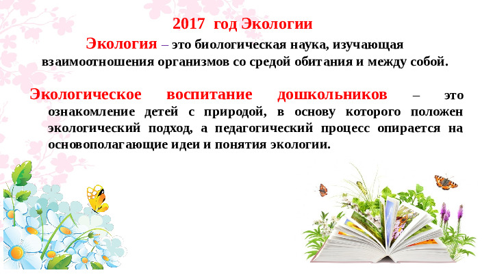 Опыт работы «Экологическое воспитание дошкольников»