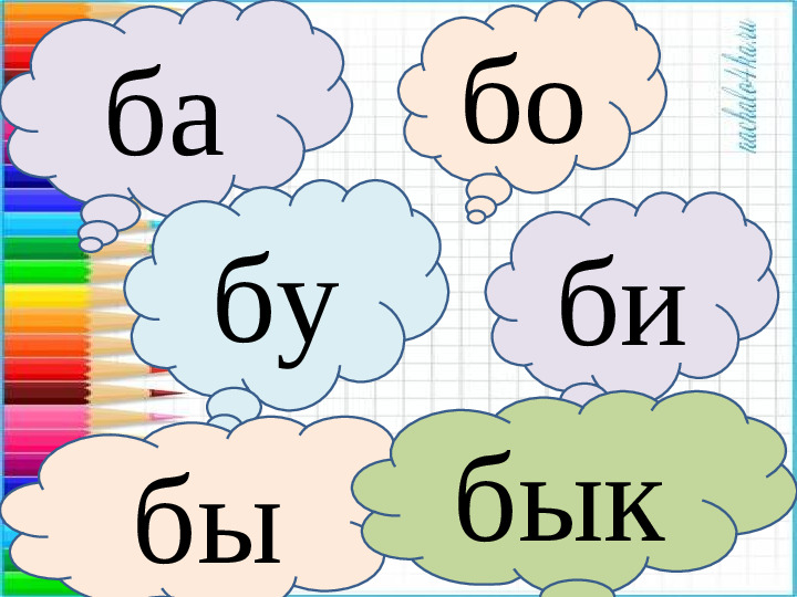 Презентация. Учим буквы. Буква Б.