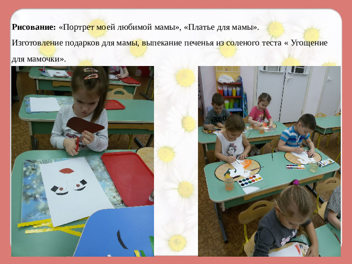 Проект на тему :"Мамин праздник—мамин день"