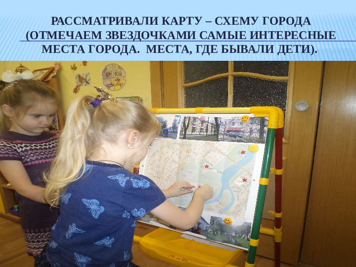 Презентация проекта "Улицы родного города" в старшей группе.