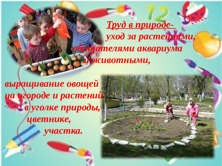 Презентация " Коллективный труд в природе"
