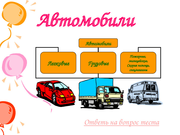 Презентация по ПДД "Азбука города"