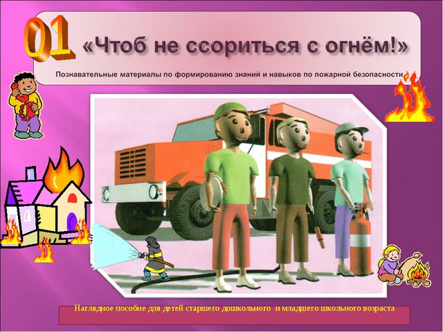 Чтоб не ссориться с огнём! Презентация