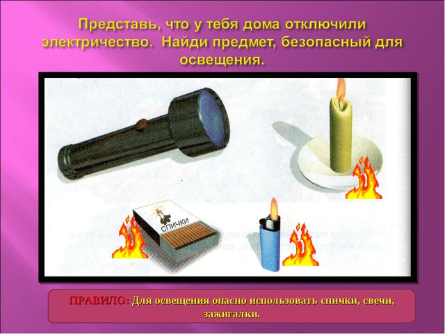 Чтоб не ссориться с огнём! Презентация