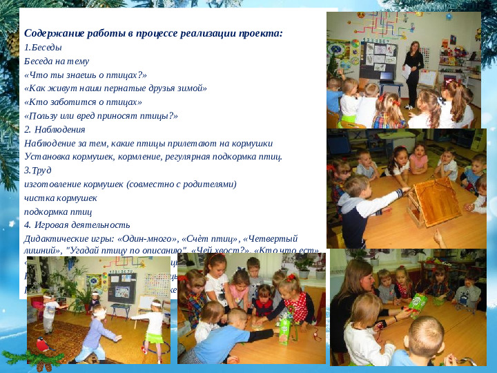 Презентация "Поможем Пернатым друзьям зимой"
