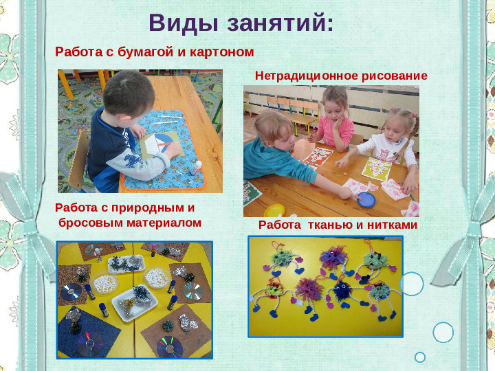 Организация педагогического процесса по дополнительному образованию художественной направленности «Волшебная радуга»