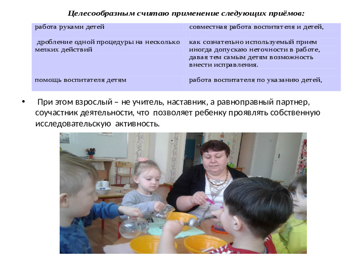 Презентация "Экспериментальная деятельность дошкольников как средство эффективного развития познавательной активности"