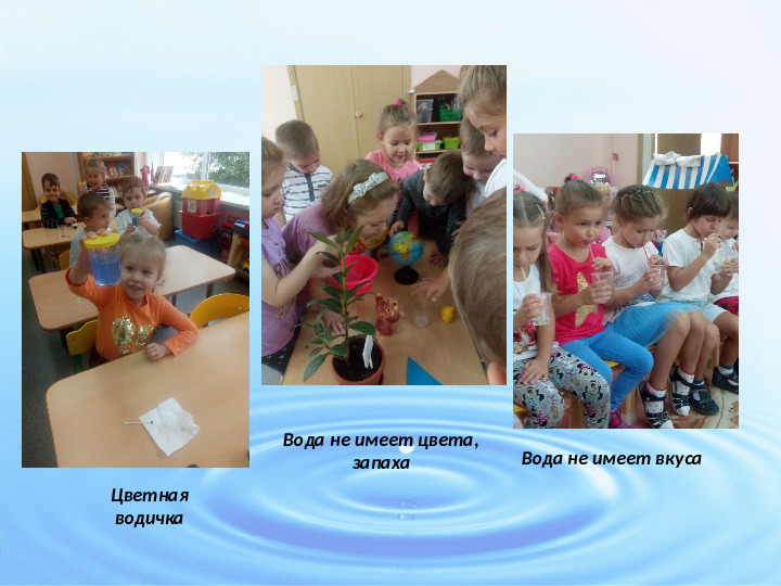 Познавательно-исследовательский проект "Тайны воды"