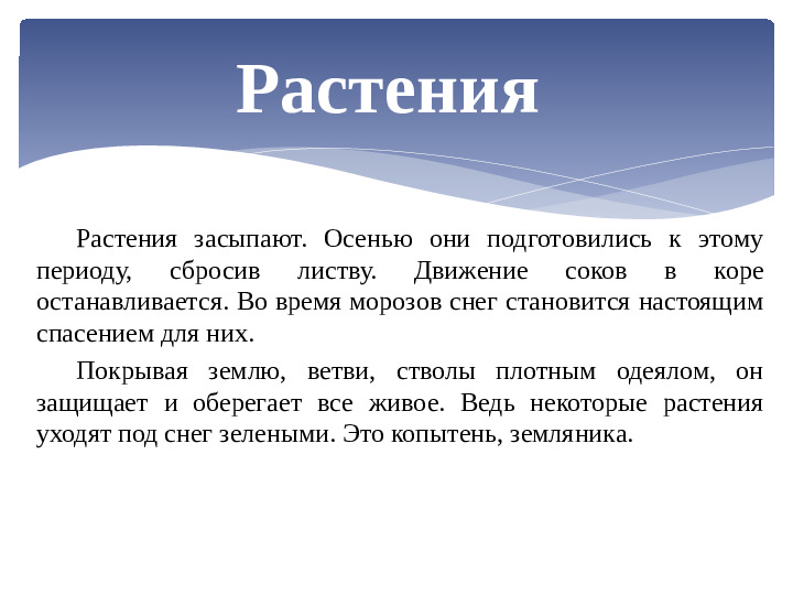 КАКОЙ БЫВАЕТ ПРИРОДА ЗИМОЙ